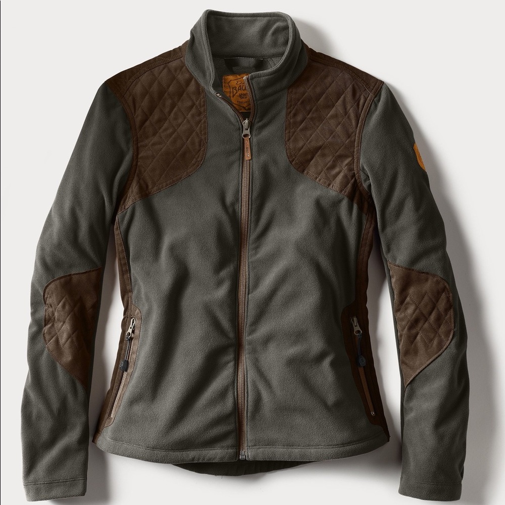 Eddie Bauer Sporting Fleece Zip Up Jacket